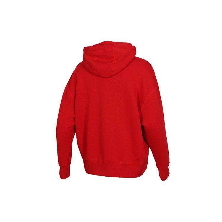 Nike Buchstabendruck Strick-Hoodie Damen Tops Rot AR3655-657