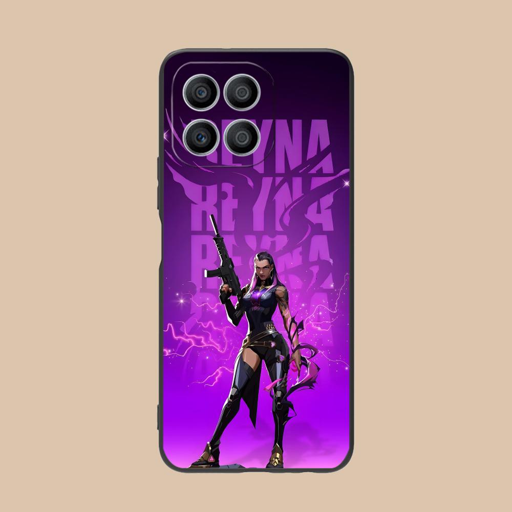Valo Reyna Phone Case for Honor 90 80 70 60 50 30 20 10 9 8 7 Pro S SE Lite 5G Soft TPU Shockproof Cover