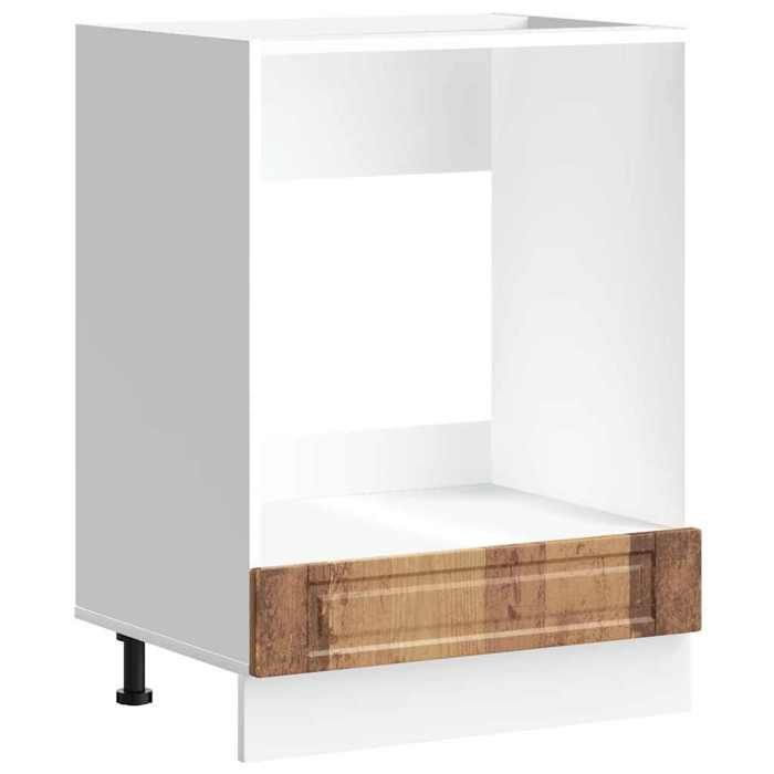 VidaXL Armoire à four Porto vieux bois bois d'ingénierie 854005