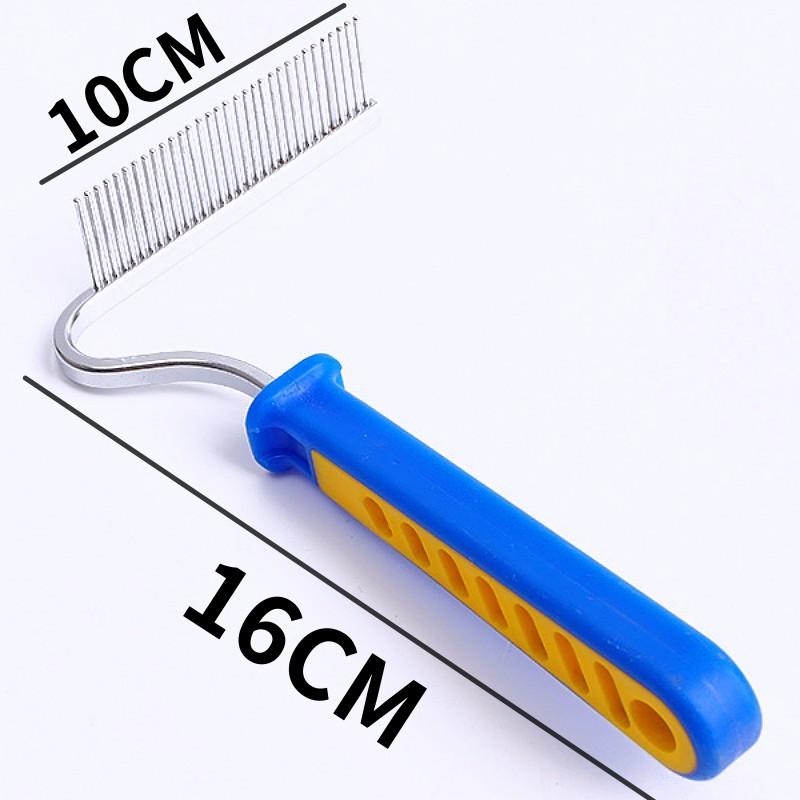 Dog Comb Dogs Rake Brush Stainless Steel Combs for Dogs Hair Knot Cleaning Dog Grooming Brush Pet Hair Remover Massage Cat Comb