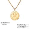 My Shape 12 Constellation Necklace Gothic Zodiac Pendant Chain Women Men Leo Aries Virgo Capricorn Birthday Jewelry Wholesale