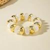 European and American jewelry, fashionable acrylic elbow bracelets, retro color matching exaggerated bracelets and bracelets.