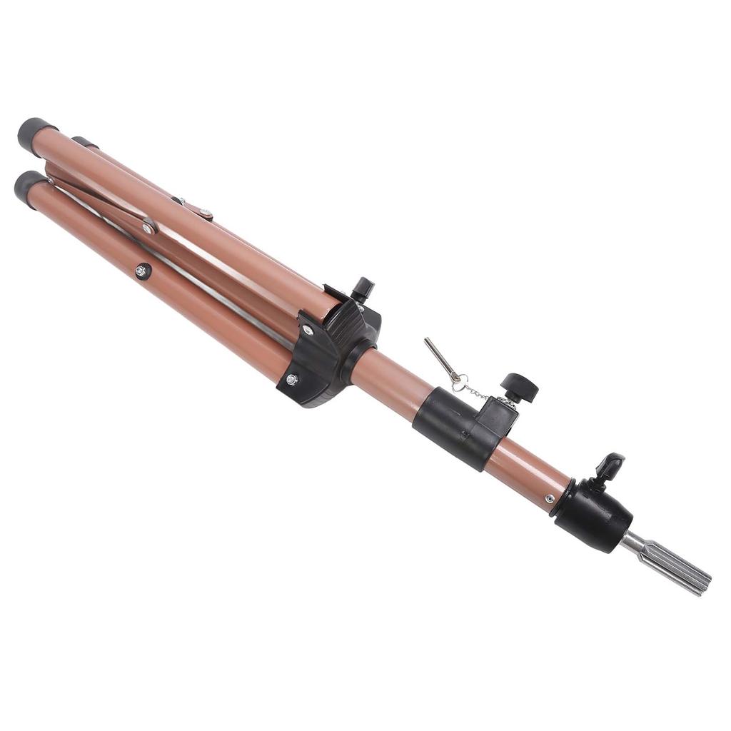 Wig Tripod Professional Aluminum Alloy Stable Foldable Mannequin Head Stand Brick Red