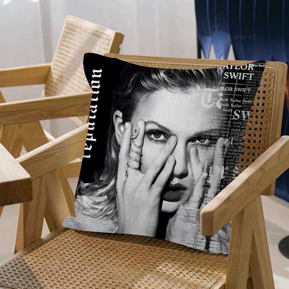 Cuscino Decorativo Classico Singer T-Taylor S-Swift Federa Federe Divano Soggiorno Arredamento Casa Personalizzato