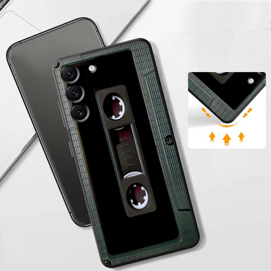 Vintage Cassette Case for Xiaomi Redmi Note 10 7 8 13 Pro Plus 9 11s 12s 12 Pro 14 11 10S 9S Funda Phone Cover
