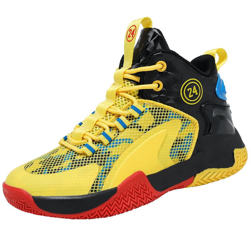 Kinder Sport Basketballschuhe Dicke Sohlen Rutschfest Jungen Sportschuhe Mädchen Hochwertige Basketball Trainingsschuhe Männlich