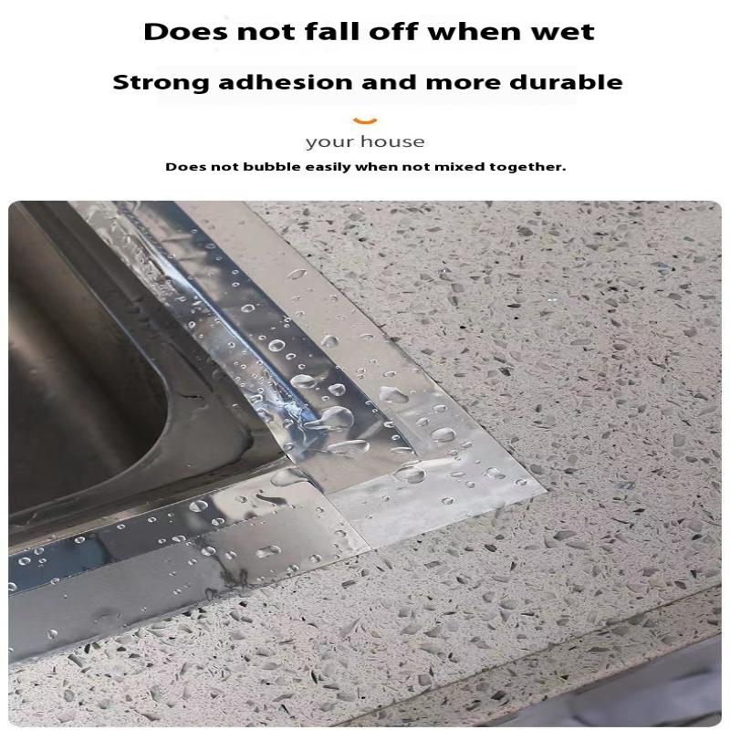5/3/1Pcs Kitchen Aluminum Foil High-Temperature Tape Cooktop Self-Adhesive Greaseproof Stickers Moisture-Proof Mildew Waterproof