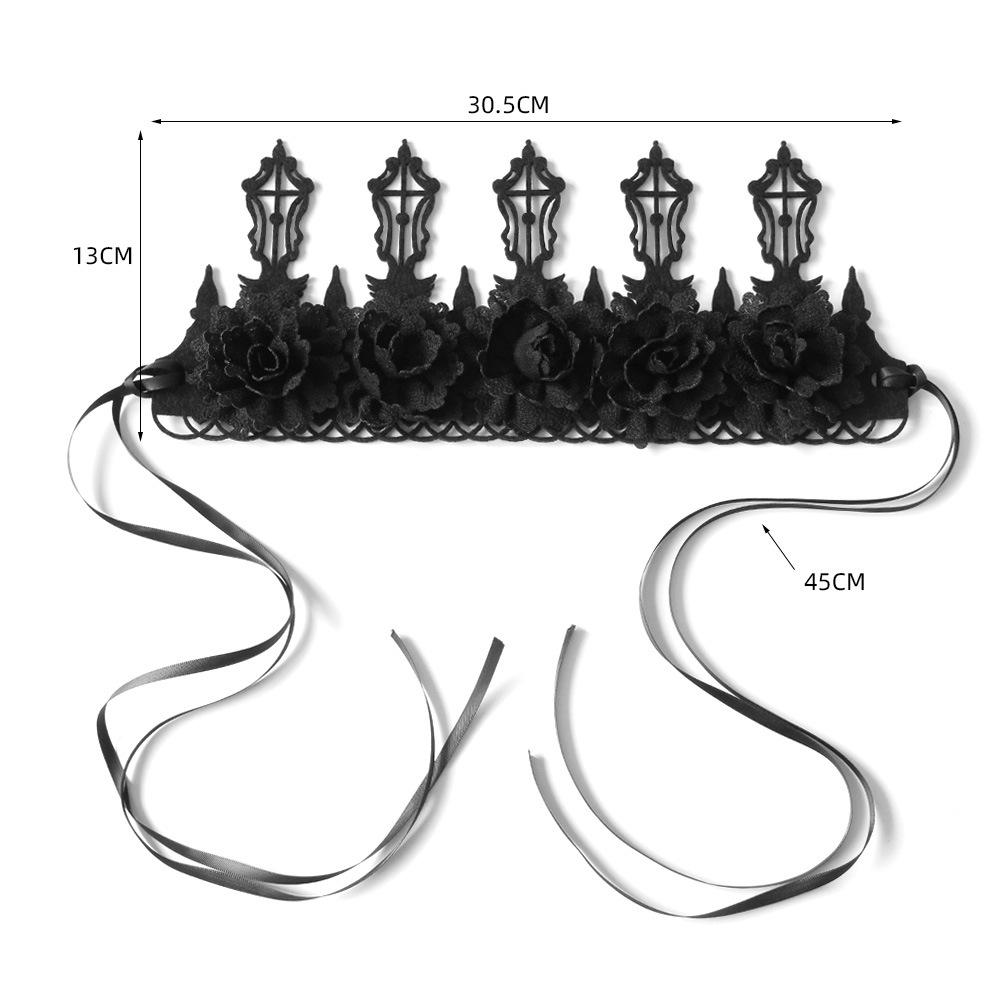 Crown Tiara Halloween Queen Character Accessories Birthday Party Adult Gift Elf King Crown FD-