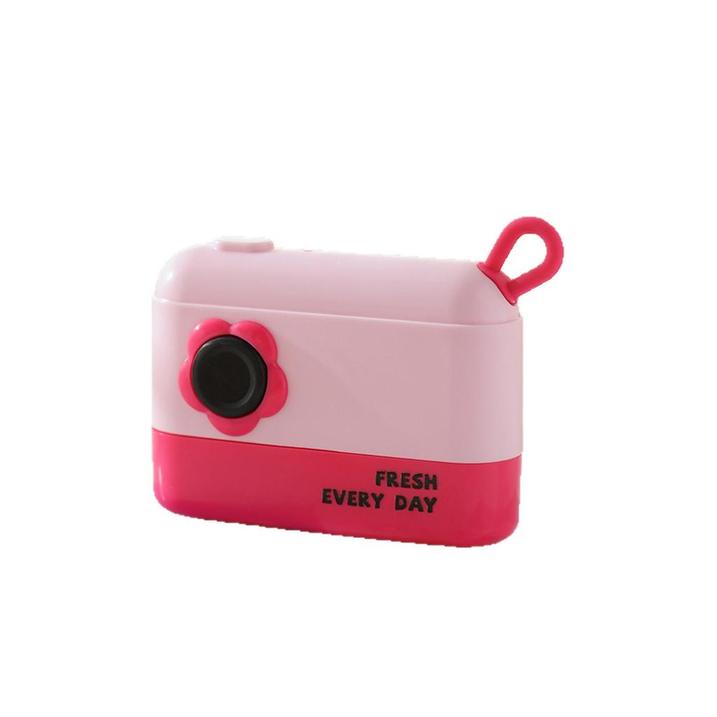 Washable 3-in-1 Cartoon Lint Remover: Portable Camera-Style Sticky Roller for Pet Hair