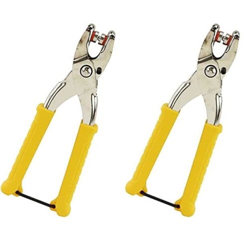 SK11 Double-Sided Eyelet Punch for Aluminum and Brass, 5mm Hole Diameter, Contains 100 Pairs of Aluminum Eyelets, No. 3010MT (x 2)