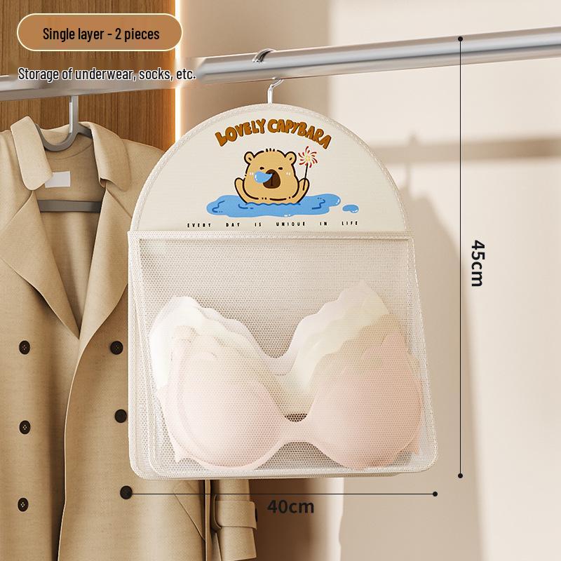 Hanging Mesh Pocket Organizer for Underwear & Socks