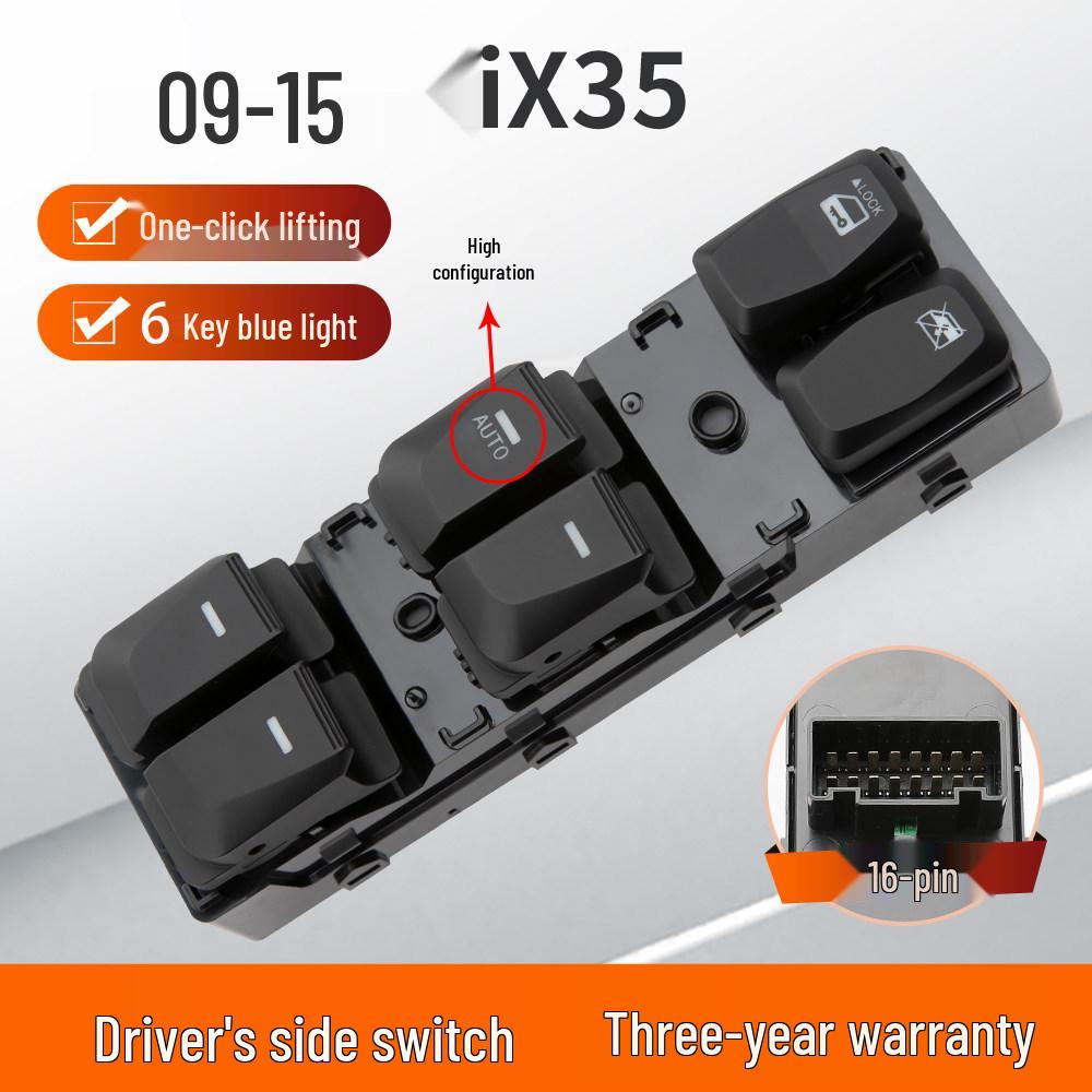 Hyundai ix35 2013 Driver's Front Left Power Window Switch Accessory
