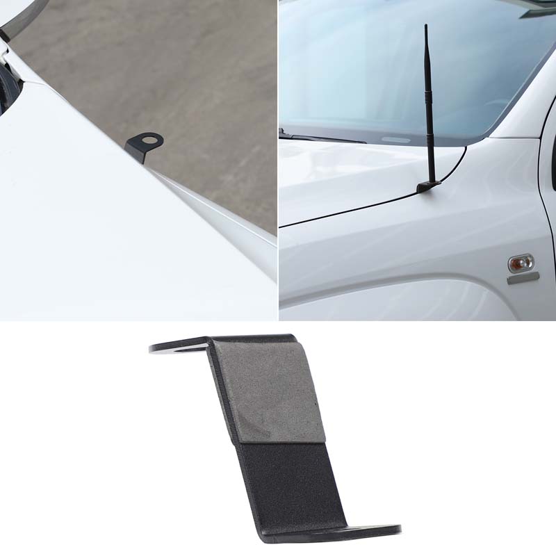 For VW Volkswagen Amarok 2011-2018 Carbon Steel Car Hood Side Flagpole Stand Antenna Bracket Modification Accessories