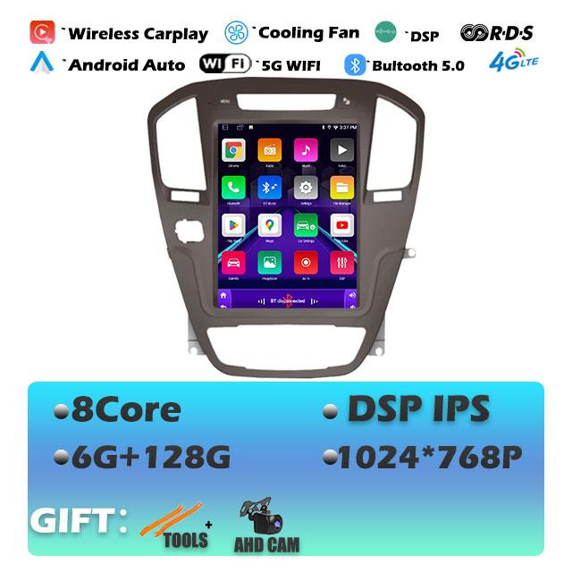 1024*768P For Opel InsigniaBuick Regal 2009-2013 Android 14 Car Radio Multimedia Video Player Navigaion Head Unit Stereo Audio