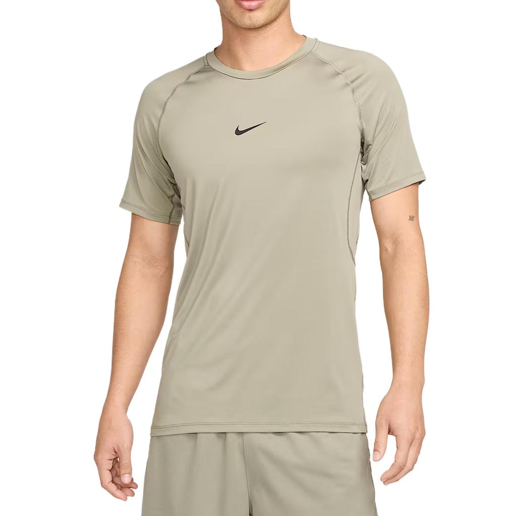 Nike Pro Dri-Fit Fashion Comfortable Trendy Simple Short Sleeve T-Shirt Men Tops Light-Gray-Green FB7929-320