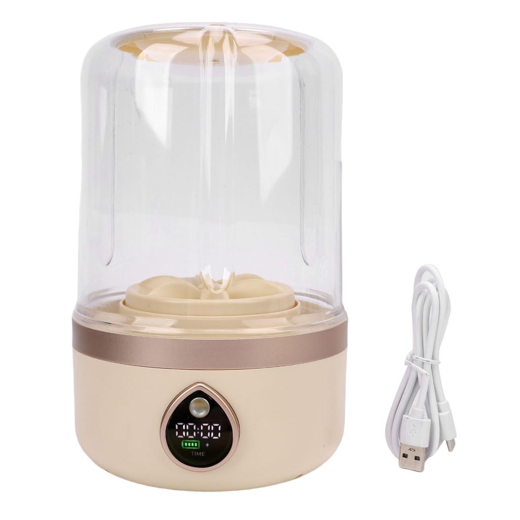 Underwear Washing Machine USB Plug in Portable Deep Clean 2 Modes Underwear Washer with Time Display for Socks Panties