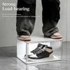Clear View LED Illuminated Shoe Storage Dustproof Design For Displaying Shoe Collections Domestic Setting