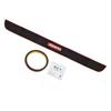 Black & Red Door Sill Strip 90cm x 7cm 1pcs 90cm Car Auto Rear Trunk New