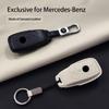 Autofernbedienung Schlüsselhülle Abdeckung für Mercedes Benz A C E S G Klasse AMG GLC CLE CLA GLB GLS W177 W205 W213 W222 X167 Echtes Leder