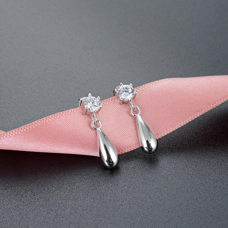 

Танциз модные цирконовые серьги в форме капли воды для женской свадьбы, подарок на вечеринку