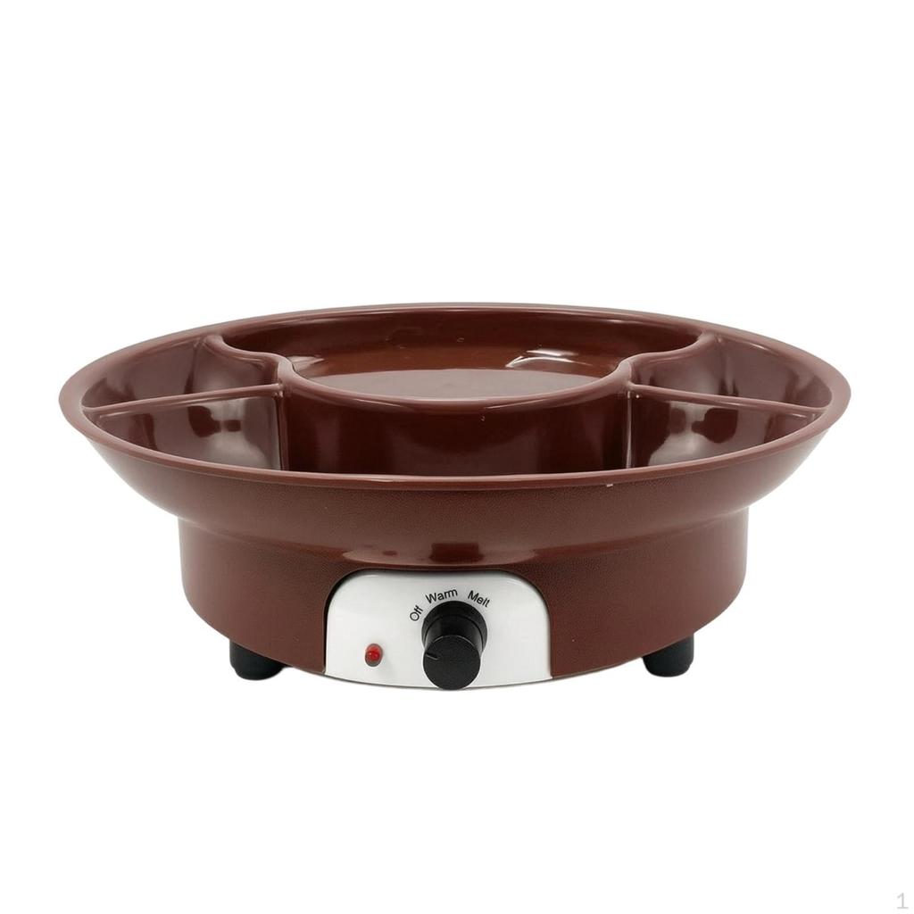 Chocolate Melting Pot Temperature Control Electric with Fork Keep Warm Appliance for
