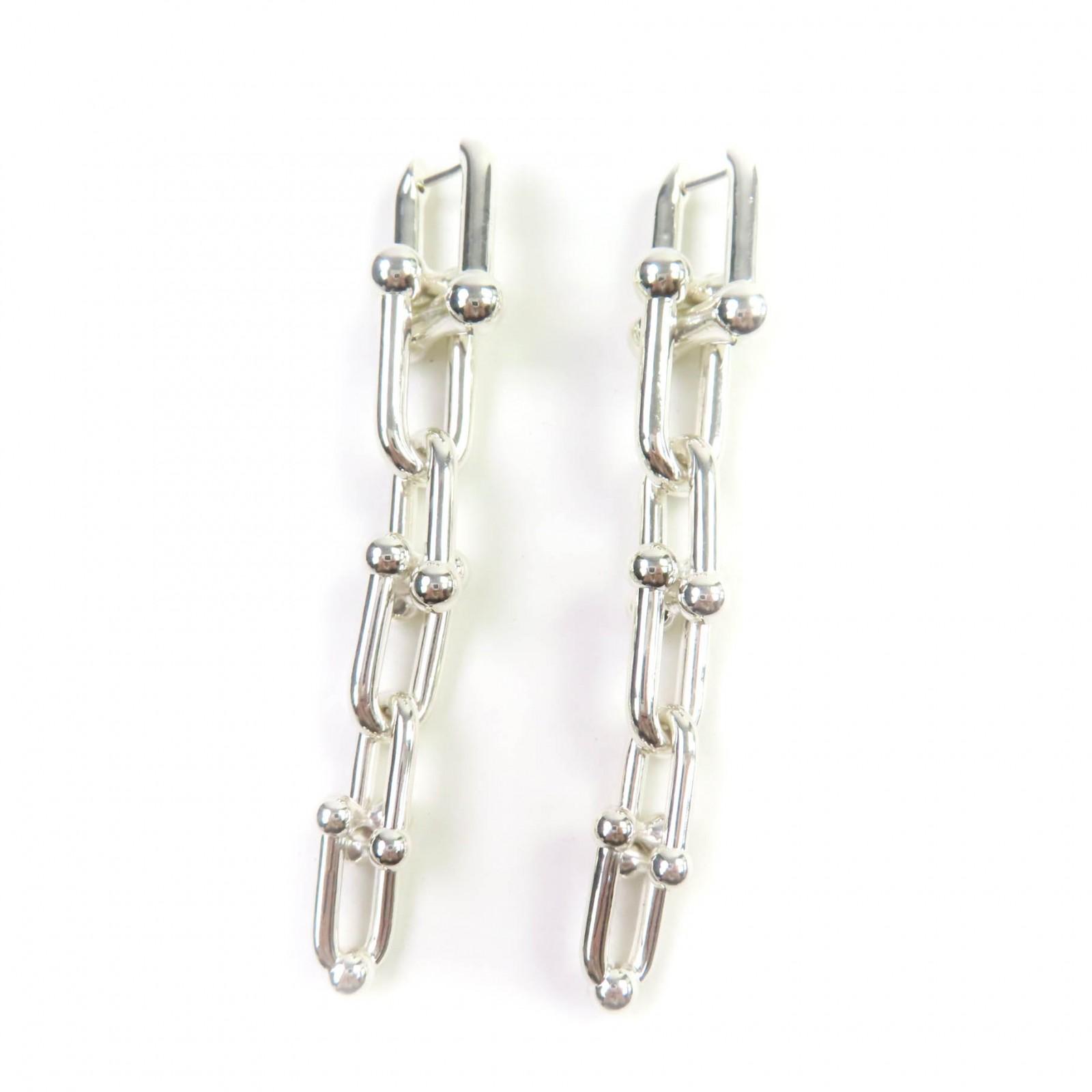 

Great TIFFANY&Co. Pierce Graduated Link Pierce Silver 925 Women Used