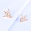 Qifu European & American Street Style Hollow Triangle Stud Earrings