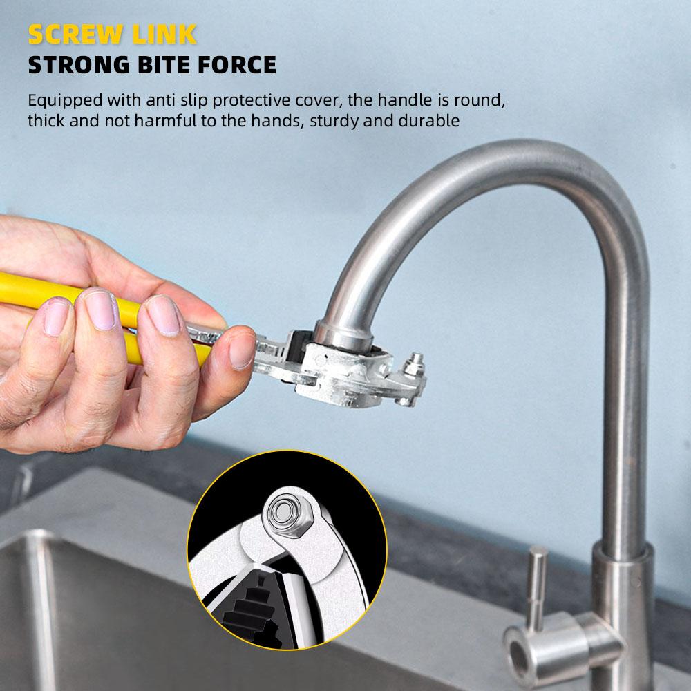 Faucet Bubbler Wrench Installing Tool for Kitchen Sink Bathroom Aerator Dish Basin Sink Nozzle Removal Tool Installation Repair