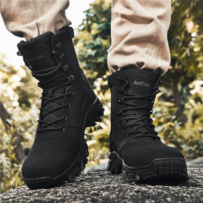 Große Kampfstiefel High-Top Neue Taktische Stiefel Outdoor Bergsteigerstiefel Wander-Feldstiefel Wüstenstiefel
