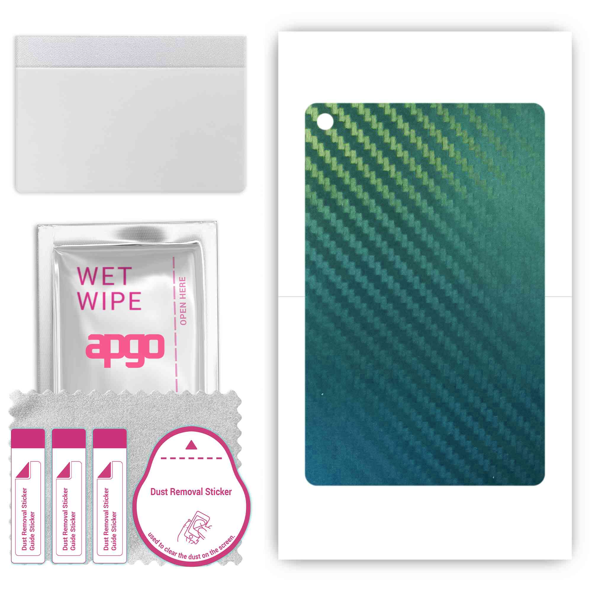 

apgo Protective Skin Sticker for the back compatible with Huawei MatePad SE 10.4 WiFI, Wrap Film, Foil, Vinyl - Pattern Carbon Chameleon CAKA1