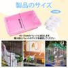 Rabbit Toilet Sheets, 100 Sheets, Disposable, 110cm Plastic, for Cage Use, Reduces Odors, Easy to Clean (Tray Diameter 45-75cm)