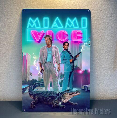 

Miami Vice Movie Metal Poster Collectable Sign 20x30cm inchAluminum 20x30cm（7.8x11.8inch）