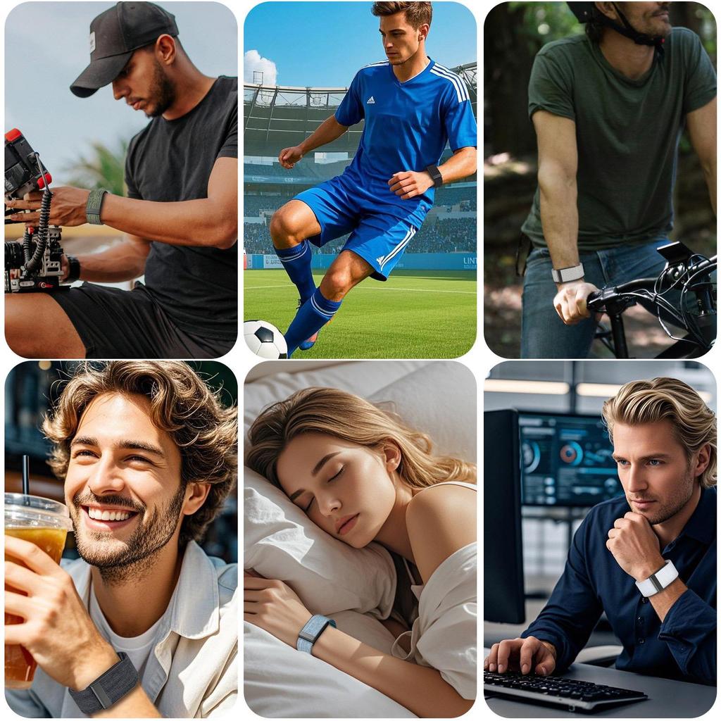 WHOOP 4.0 Braided Nylon Sport Strap - Cashmere Elastic Bracelet for High-End Watches