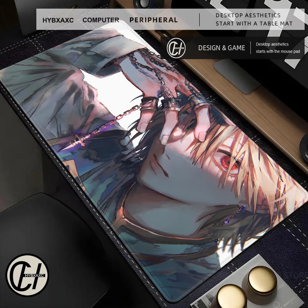 Anime Kkurapika Character Large Gaming Mouse Pad Xxl Nonslip Rubber Long Pc Gamer Computer Laptop Office Table Mat Hybxaxc