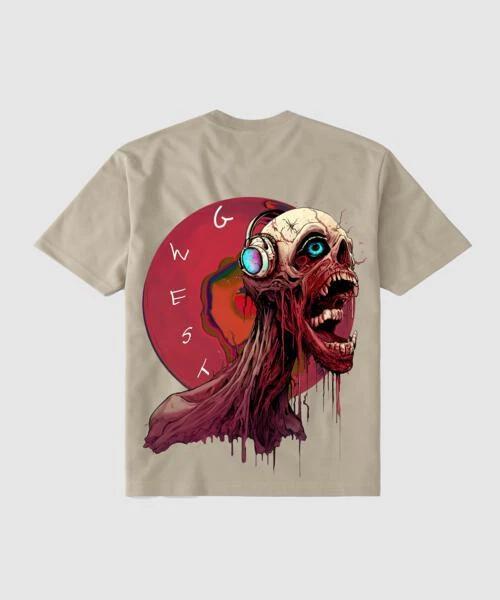 G-West Oversized One Eye Life Style Tee Mens Style : Gwppt9010 - 1 Colors S