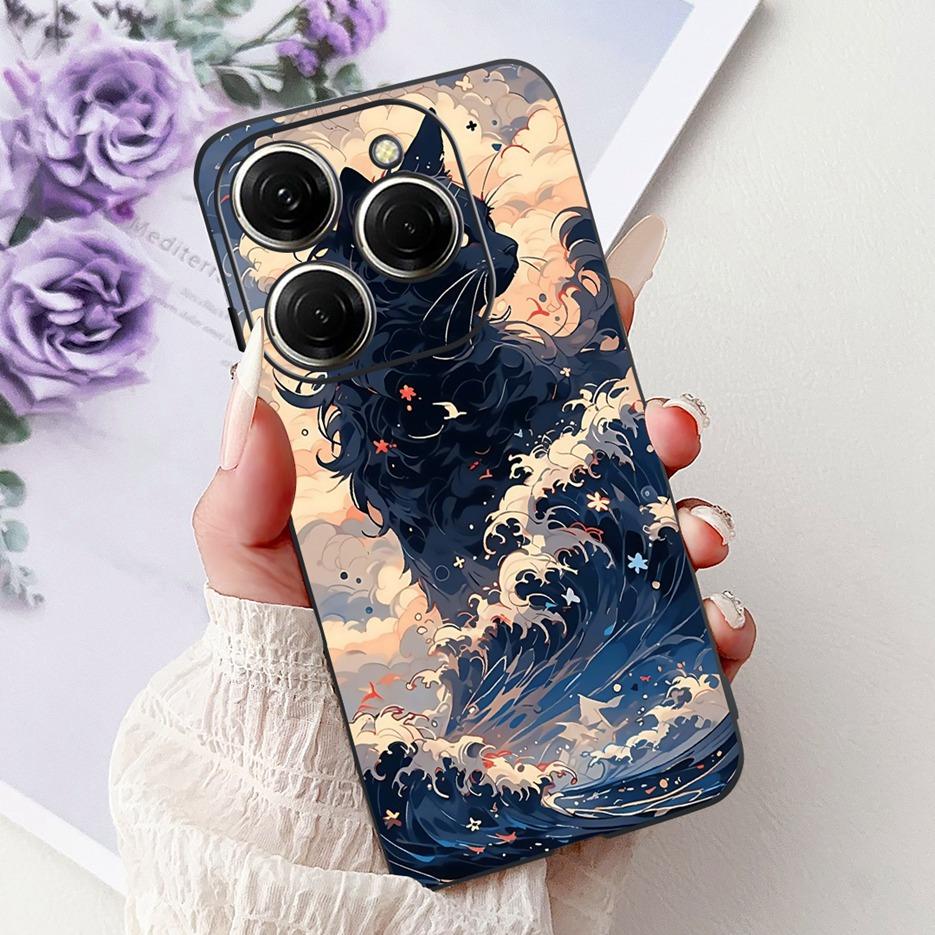 Für Tecno Spark 20 Hülle Spark 20C BG7 BG7n Coole Drachenmuster Hülle Weiche Silikonhülle Für Tecno Spark 20 Pro Spark20 Pro+ Taschen