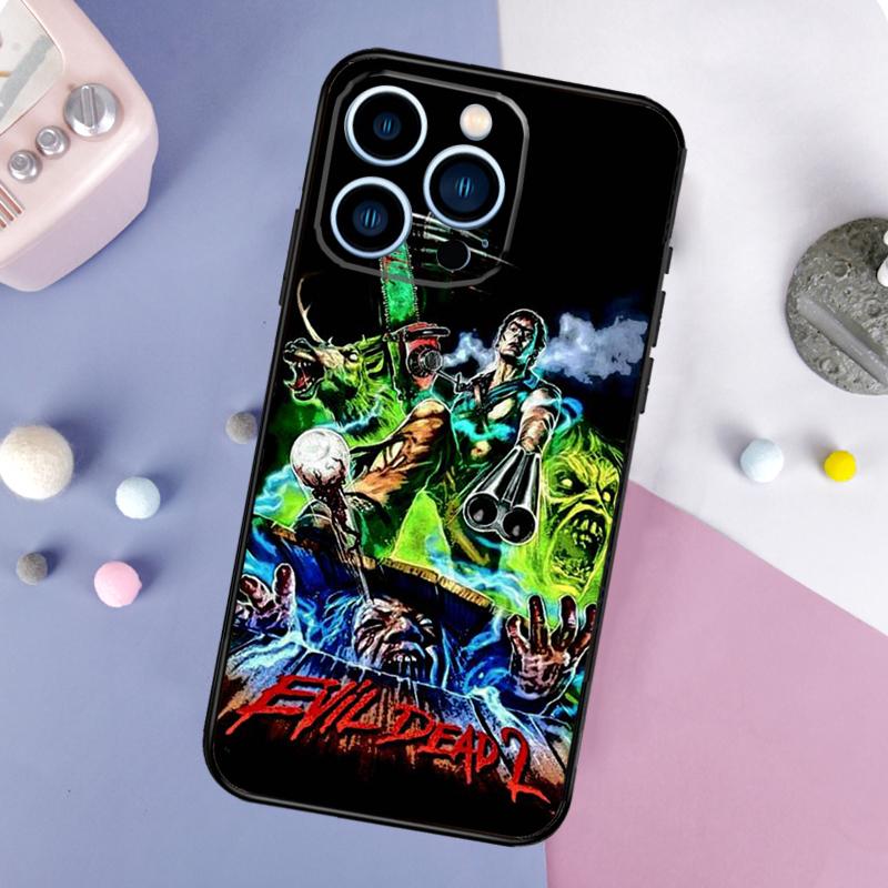 Horror Movie Evil Dead Case For iPhone 16 15 13 12 11 14 Pro Max Mini X XR XS Max Plus Bumper Back Cover