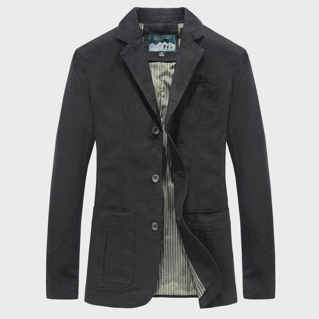 Cross-Border Special Edition Men's Cotton Casual Suit Jacket, Large Size (Spring/Autumn) 817