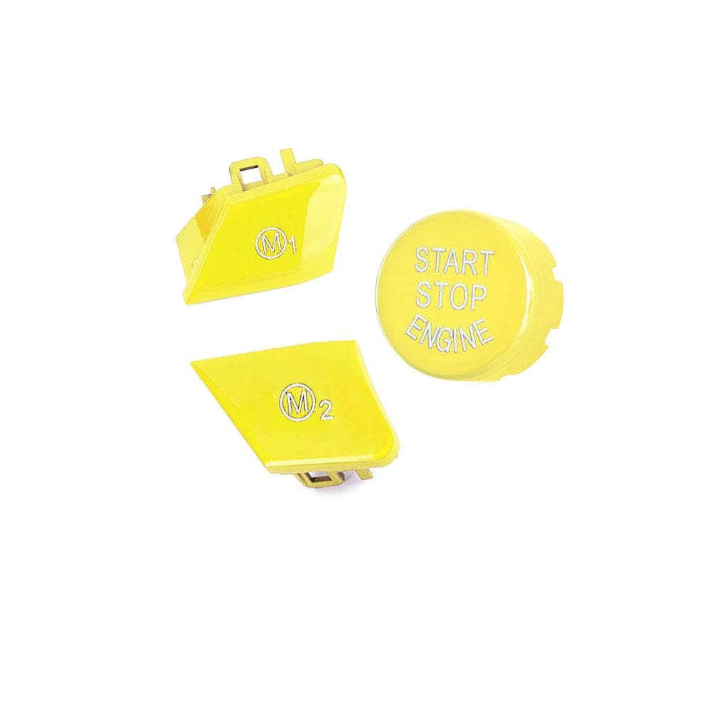 Car Steering Wheel M1 M2 Mode Button & Start Engine Switch Button For BMW M3 M4 M5 M6 X5M X6M F10 F15 F16 F30 F34 F36 M