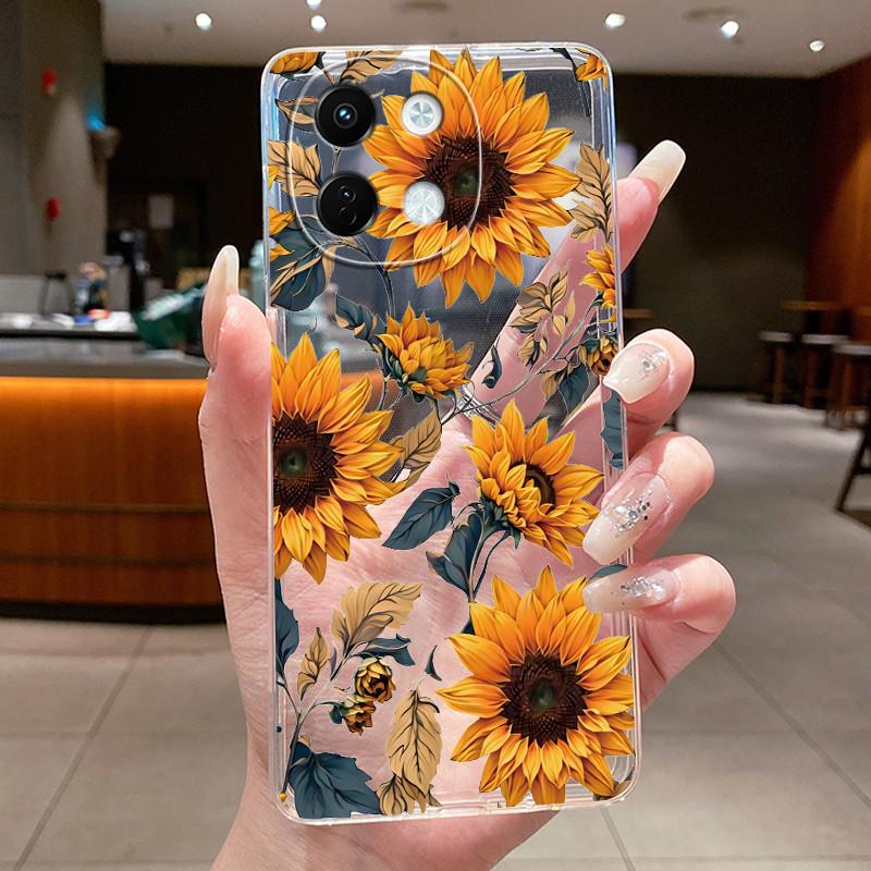 For Tecno Spark 30 5G Phone Case Cute Cartoon Dragon Patterns Soft TPU Silicone Transparent Casing For Tecno Spark 30 Shell Capa