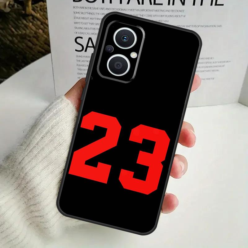 Basketball Number 23 Case For OPPO Reno 8T 4Z 5Z 8 10 11 Pro 4 5 6 7 Lite OPPO Find X6 Pro X3 X2 X5 Lite Cover
