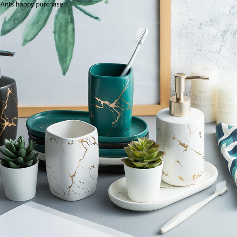 Severský keramický odkládací tác Eliptický mramorový talíř Šperky Péče o pleť Nádobí Koupelnové doplňky Úložný tác Tricolor Domácnost