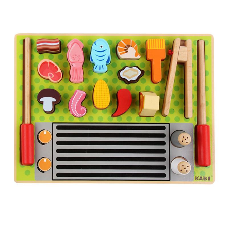 Cooking Childrens Wooden Play Set With Fruit Ice Cream Shop For Toy Creative