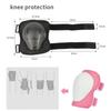 Child protective equipment helmet elbow knee pads for girls aged 3 4 5 6 7 8 9 10 11 12 year boy Suitable for roller skating and skiing
