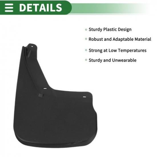 Mud Flaps Splash Guards For Chevrolet Suburban/Tahoe 15-19 W/ Mount Accessories