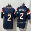 Mens NFL Style Rugby Jersey With Embroidered Numbers 7 Elway 33 Williams 10 Nix 2 Broncos Team