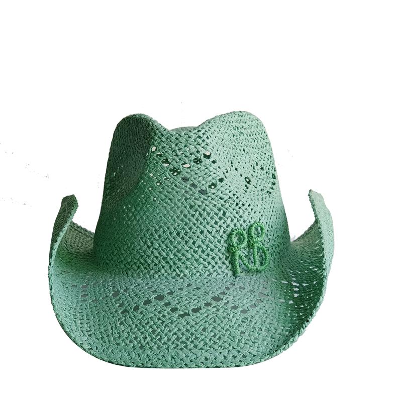 Fashionable Rb Cowboy Hat Letter Straw Hats For Women Men Summer Outdoor Holidays Beach Sun Hat For Women Fashion Panama