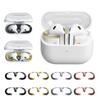 For Samsung Galaxy Buds3 Charging Case Bluetooth-compatible Earbuds Metal Sticker Anti-Dust Protective Decals