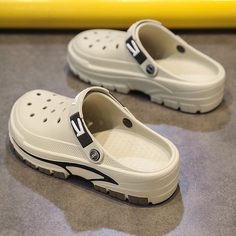 Herren EVA Clog Sandalen zum Hineinschlüpfen Hohl Strand Garten Wasserschuhe Outdoor Dusche Sommer Freizeit Schuhwerk Leicht Komfort Passform