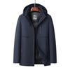Men's New Style Winter Goose Down Jacket with Detachable Liner – Thick, Warm, and Business Casual.